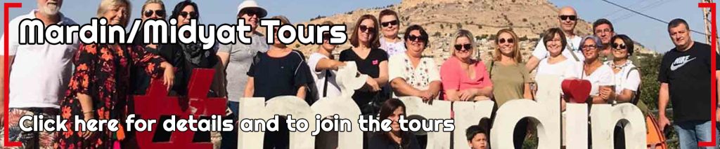 English Mardin 3 Tours - Click here for details and to join the tours